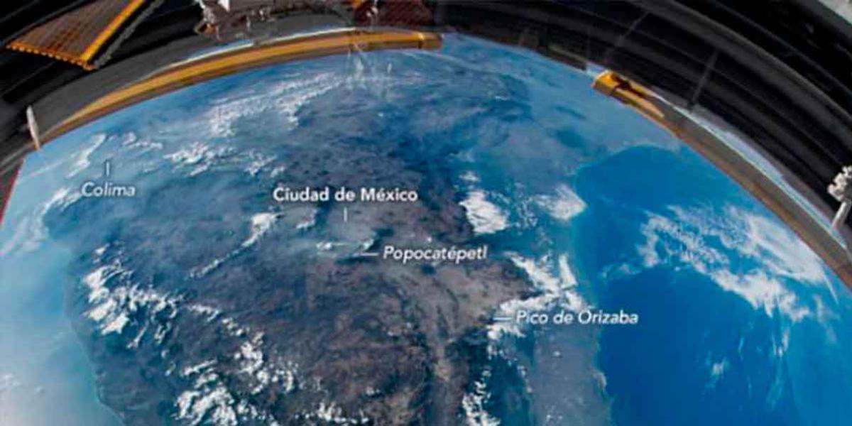 ¡IMPACTANTE FOTOGRAFÍA! Así se ve México desde el espacio