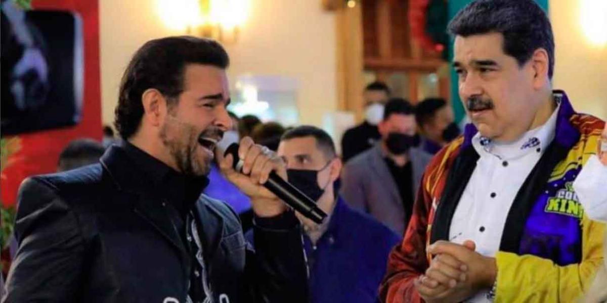 Pablo Montero le cantó ‘Las Mañanitas’ a Nicolás Maduro
