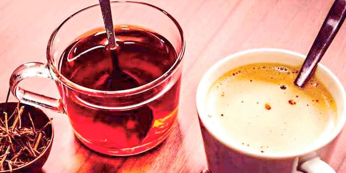 El café y el té, las bebidas saludables como el agua