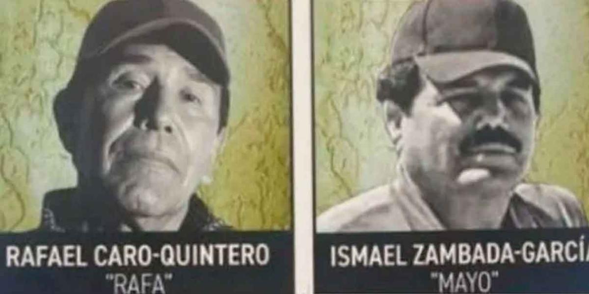 Caro Quintero y el "Mayo" Zambada, los líderes del narco más buscados por la DEA