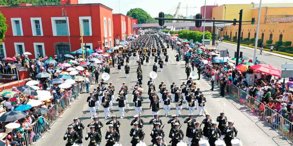 Revivió el desfile, gran festejo del 5 de Mayo en Puebla