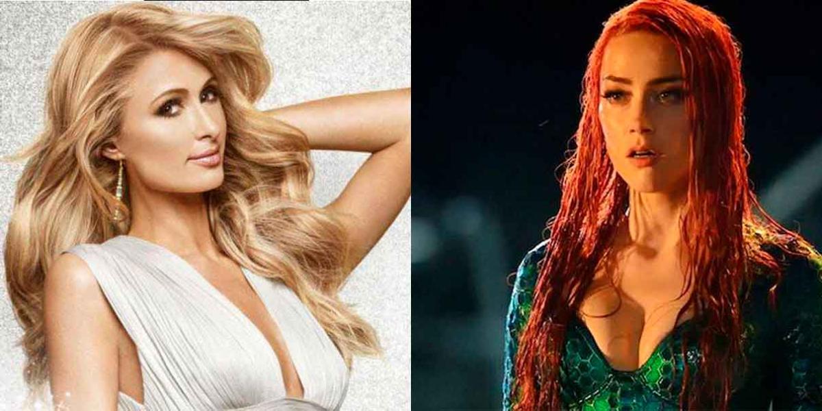 Paris Hilton podría substituir a Amber Heard como "Mera" en Aquaman 2