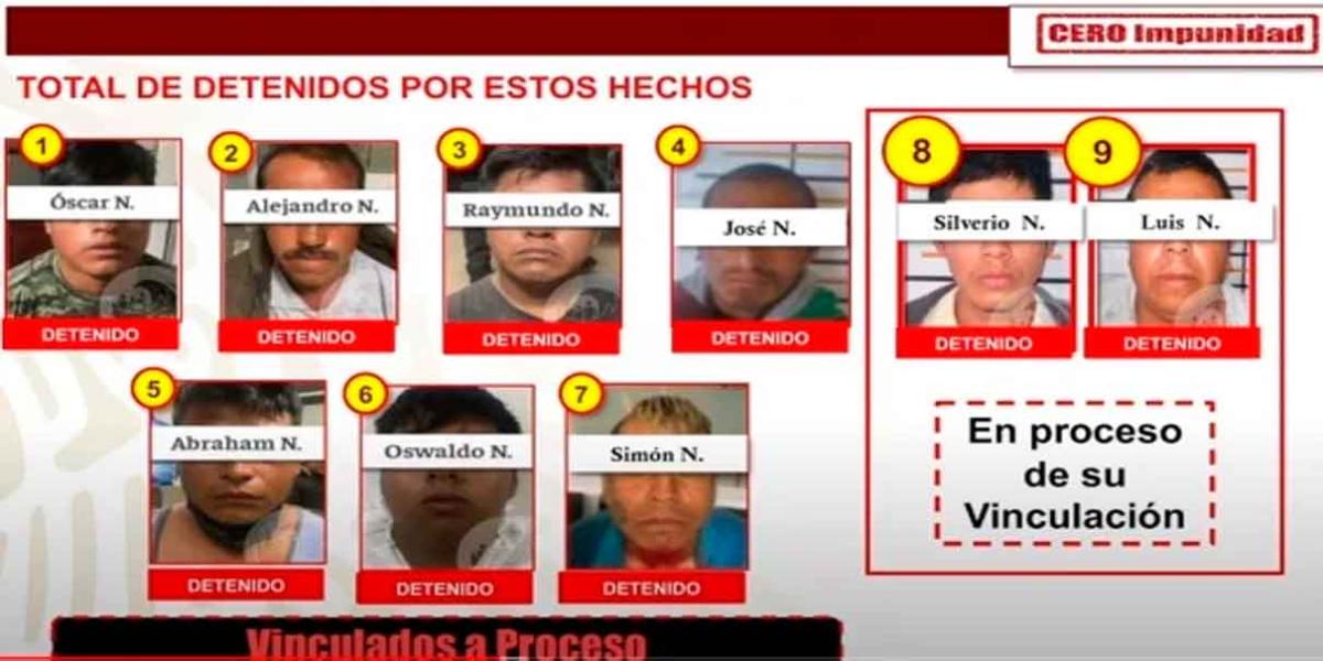 Hay 9 detenidos por matar a Daniel Picazo en Huauchinango, 7 están ya vinculados a proceso