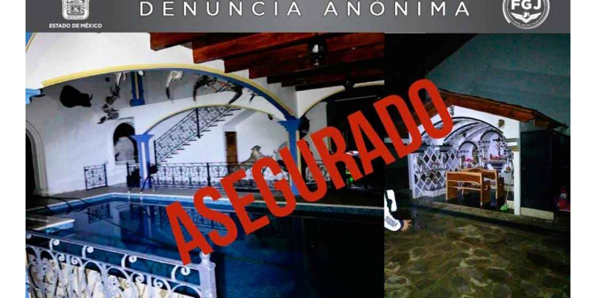 Catean en el Edomex propiedades de lujo en presuntos líderes de La Familia Michoacana