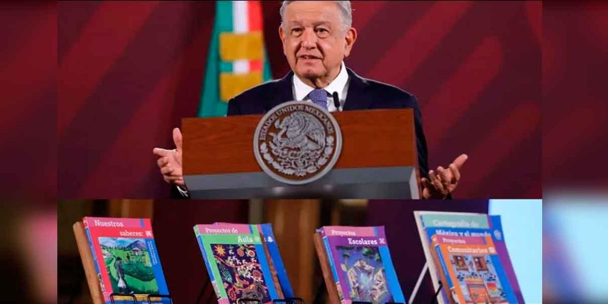  Obrador presume apoyo del SNTE a libros de texto gratuitos