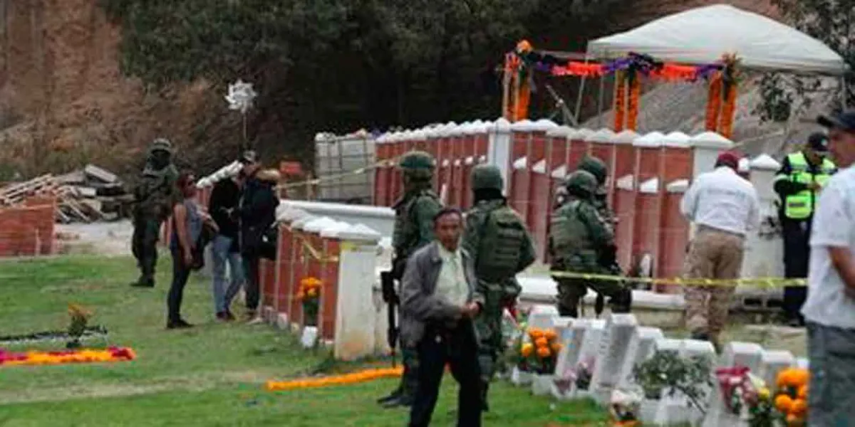 Balacera en cementerio de la CDMX