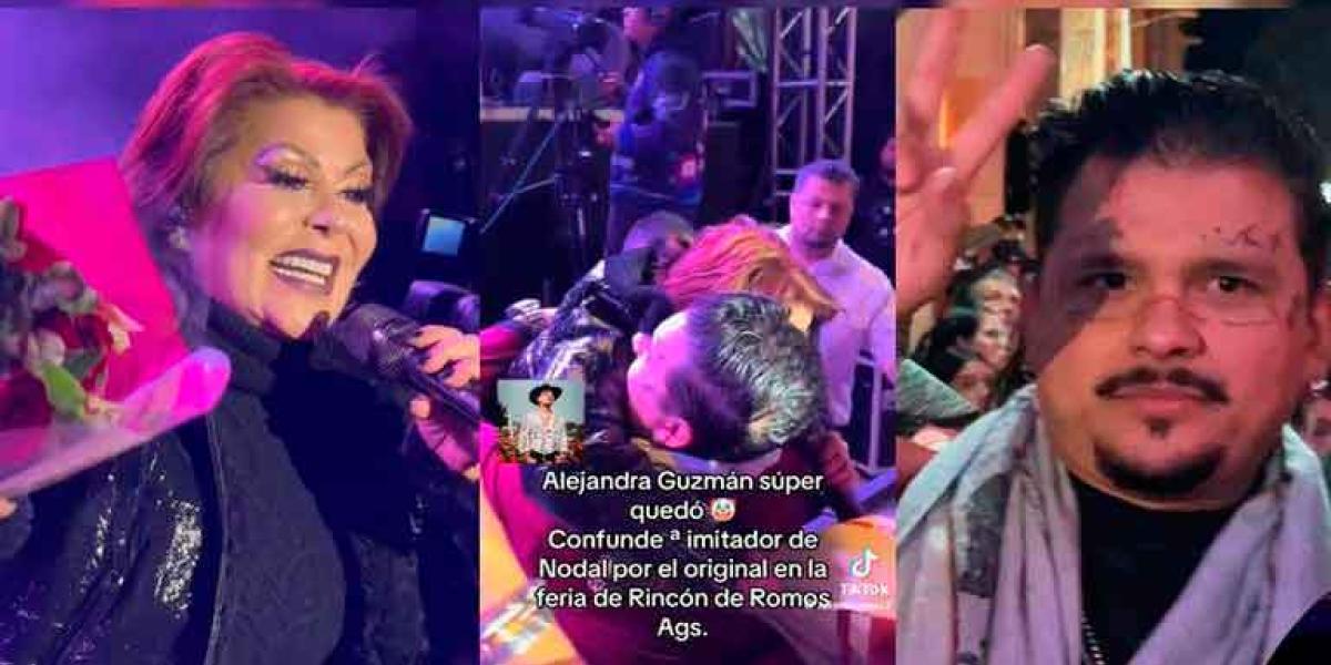 En un concierto en Aguascalientes La Guzmán confunde a fan con Christian Nodal; "Te quiero, te admiro", le dice