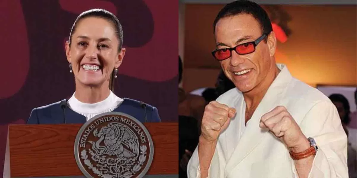 Jean-Claude Van Damme felicita a Claudia Sheinbaum por su virtual triunfo electoral