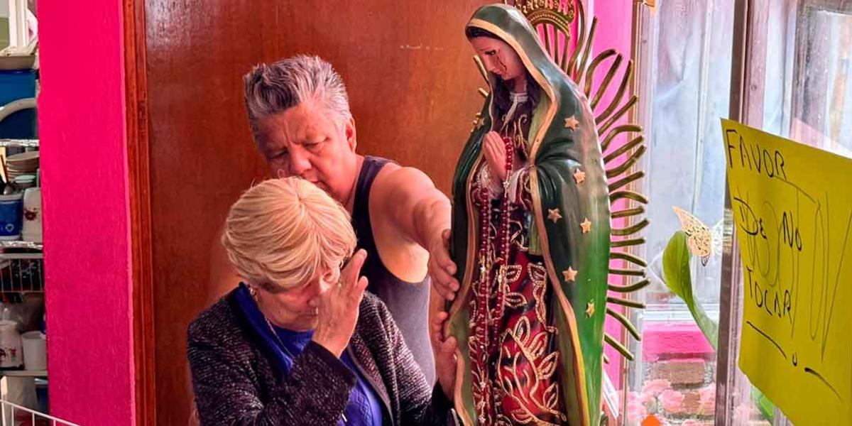 ¿Milagro? Virgen de Guadalupe en Michoacán derrama lágrimas de sangre 