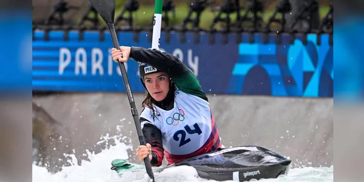 La poblana Sofía Reynoso fue eliminada de Kayak individual en JO de París 