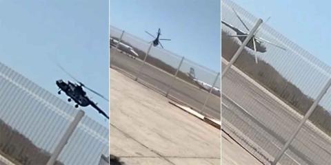 VIDEO. Helicóptero de Marina se desploma en Aeropuerto de Mazatlán