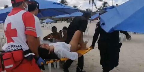 Bañistas reportan ataques de mantarrayas en Playas de Yucatán