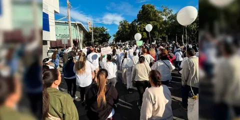 VIDEOS. ¡Fuera Rocha! Marchan en Culiacán por asesinato de niños Gael y Alexander