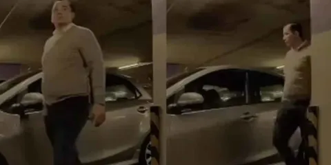Así operan ‘ratas’ en el estacionamiento de Mitikah: Tesla captó el robo en VIDEO