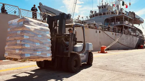 México envía más de 814 toneladas de ayuda humanitaria a Cuba