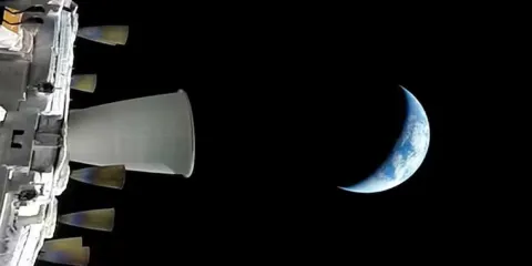 La Tierra vista desde Orión: así luce el planeta desde el espacio