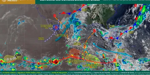 Temporal de lluvias afectará gran parte de México; Puebla espera precipitaciones intensas este 5 de junio
