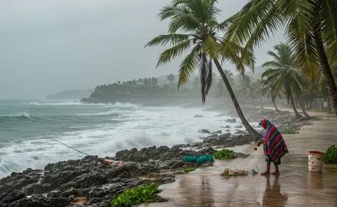 SMN vigila tres sistemas en el Pacífico; ciclón tropical “Odalys” es inminente frente a costas de México