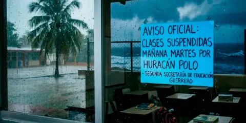 Huracán Polo suspende clases y amenaza con lluvias al Pacífico mexicano