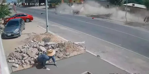 VIDEO muestra fatal accidente en Sonora donde murió un joven; investigan el caso