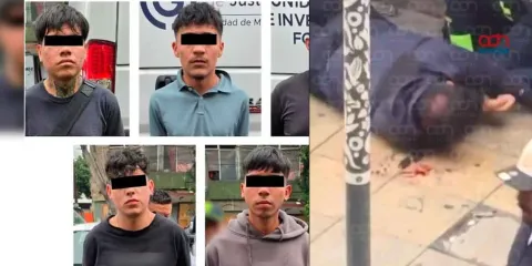 Detienen a siete por golpiza a policías en el Centro Histórico de CDMX. VIDEO
