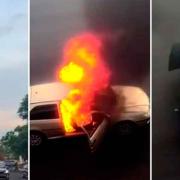 NARCOBLOQUEOS, incendio de autos y tiendas Oxxo en Guanajuato y Jalisco, tras el arresto de “El Doble R” operador del CJNG