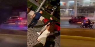 VIDEO. De PELÍCULA. Violento sujeto protagonizó una balacera y un intento de huida en Vallarta