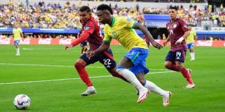 Costa Rica frenó a Brasil en su debut en Copa América 2024