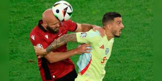 España juega con tranquilidad y elimina a una combatiente Albania 