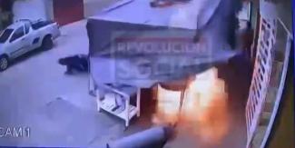 VIDEO. Cámara de seguridad graba la EXPLOSIÓN de un tanque de gas en Morelia 