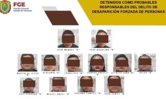 Policías de Veracruz desaparecían a personas; 13 ya están detenidos  