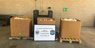 Casi 15 mdd en metanfetamina: descubren en Texas 760 kilos ocultos en cargamento de apio de Reynosa 