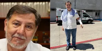 Fernández Noroña acusa a Aeroméxico de intentar impedir su abordaje en Cuba por llevar un brazo enyesado