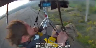 Ucrania rescata con un dron a soldado herido y lo saca volando del campo de batalla
