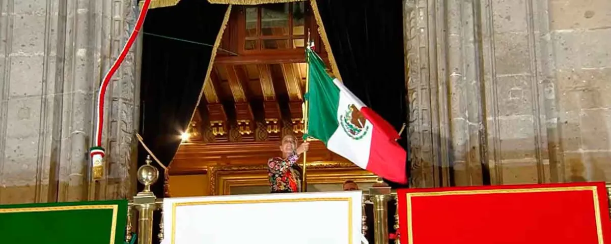 Sheinbaum da su segundo Grito: estas fueron sus arengas en 2026