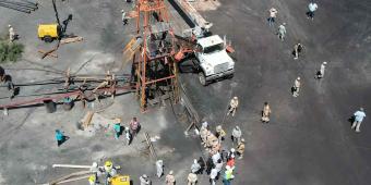 Dron revela que no hay condiciones para rescatar a mineros en Sabinas, Coahuila