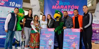 Ayuntamiento alista tercera edición del medio maratón Puebla 2024