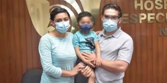 IMSS de Nuevo León: Niño de 4 años recibe trasplante de células madre 